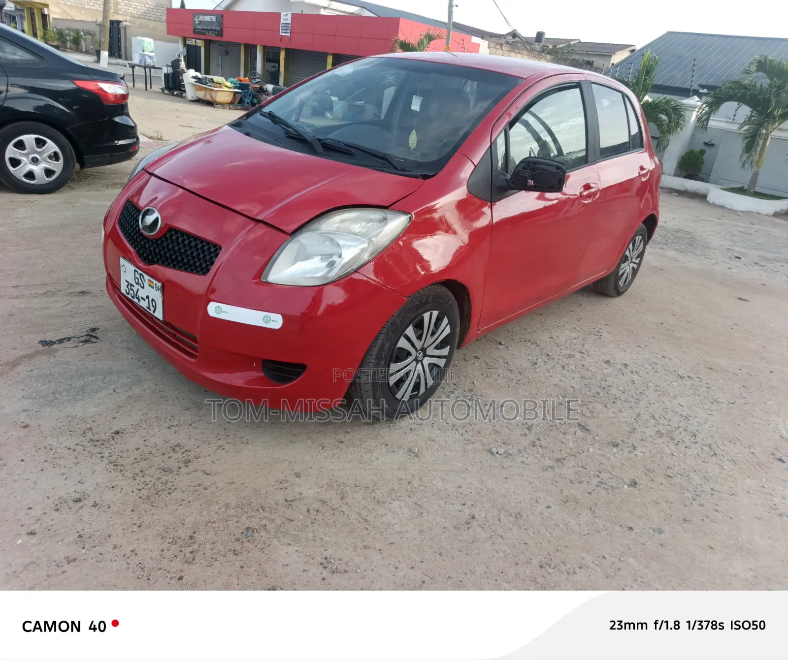 Toyota Vitz 1.3 AWD 3dr 2010 Red