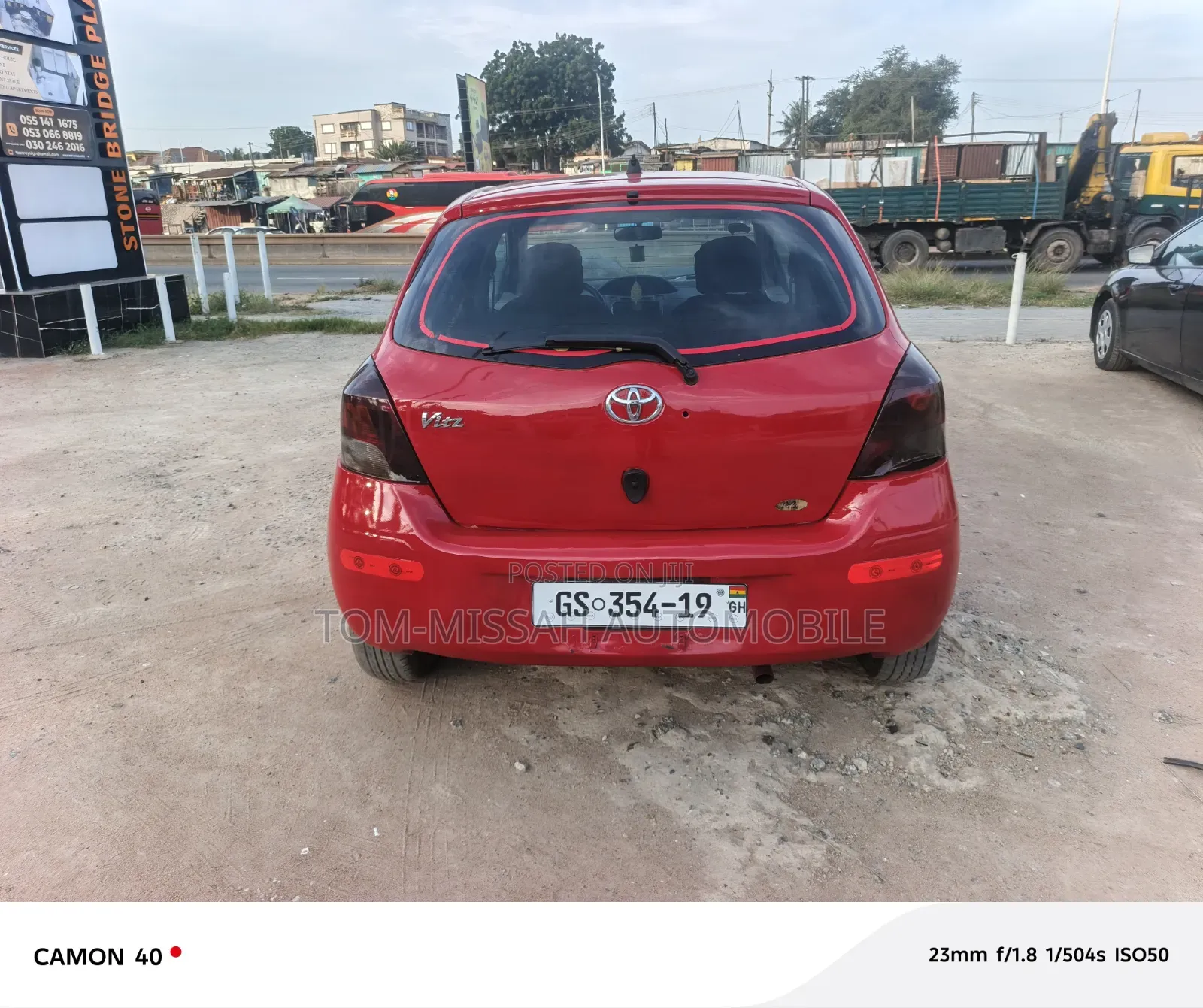 Toyota Vitz 1.3 AWD 3dr 2010 Red