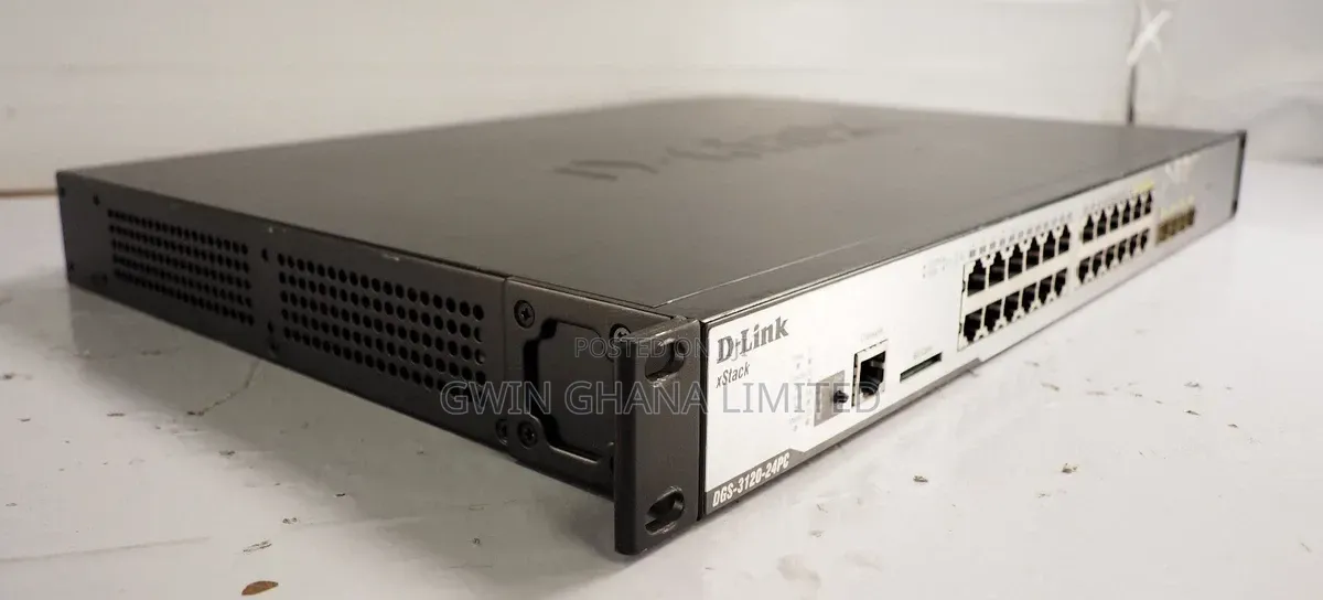 D-Link DGS-3120-24PC. 24port Gigabit PoE Switch, 4 Combo SFP, Managed