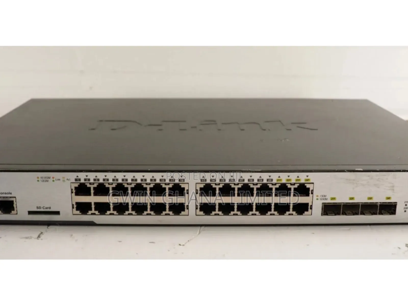 D-Link DGS-3120-24PC. 24port Gigabit PoE Switch, 4 Combo SFP, Managed