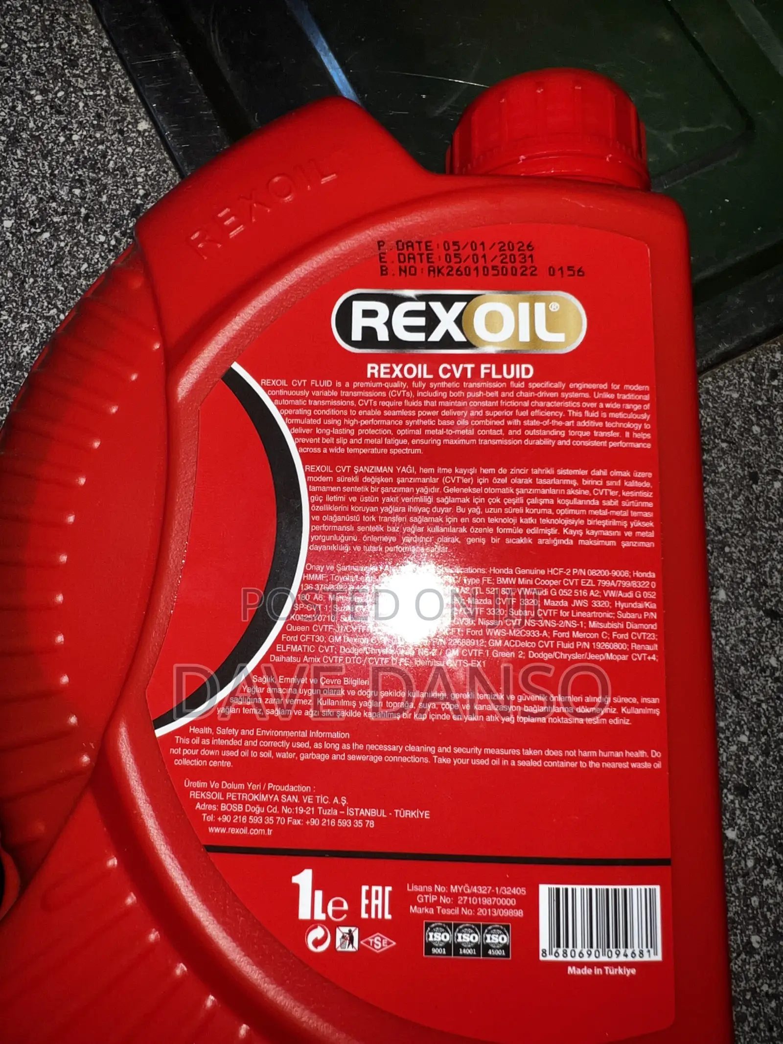 Gearbox Oil for CVT