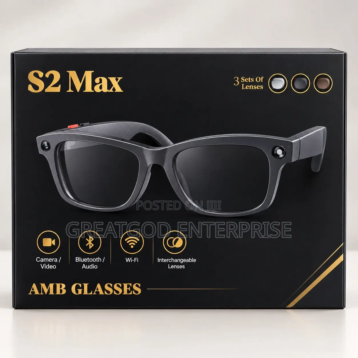 AMB Glasses S2 Max Smart Glasses