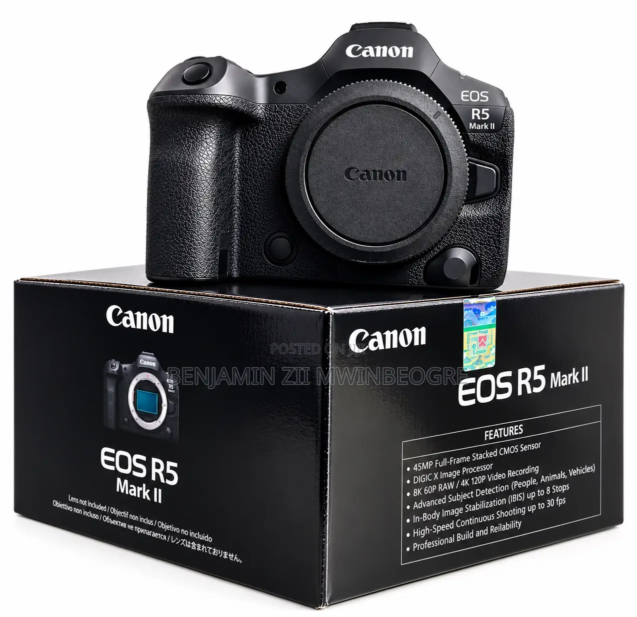 Camera - Canon R5 Mark II