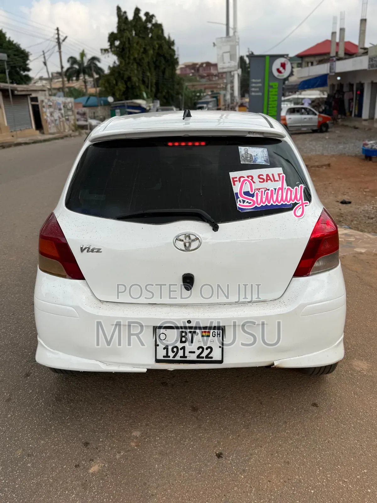Toyota Vitz 1.0 FWD 3dr 2008 White