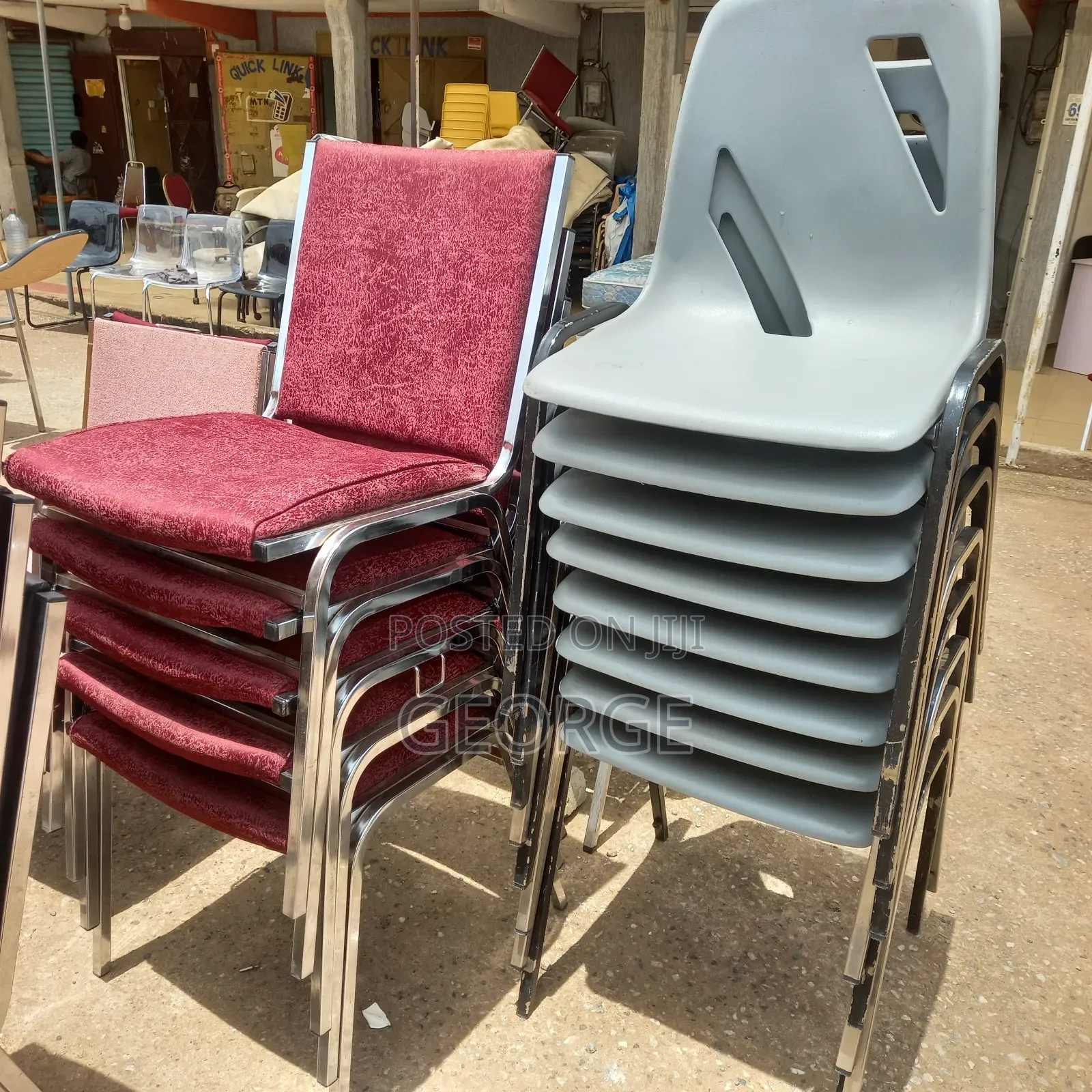 Foreign Used Stackable Chairs