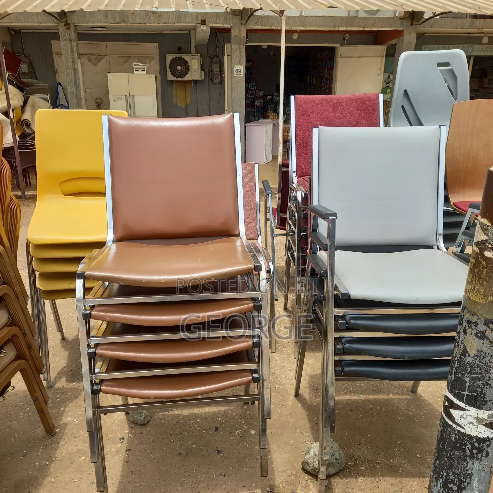 Foreign Used Stackable Chairs