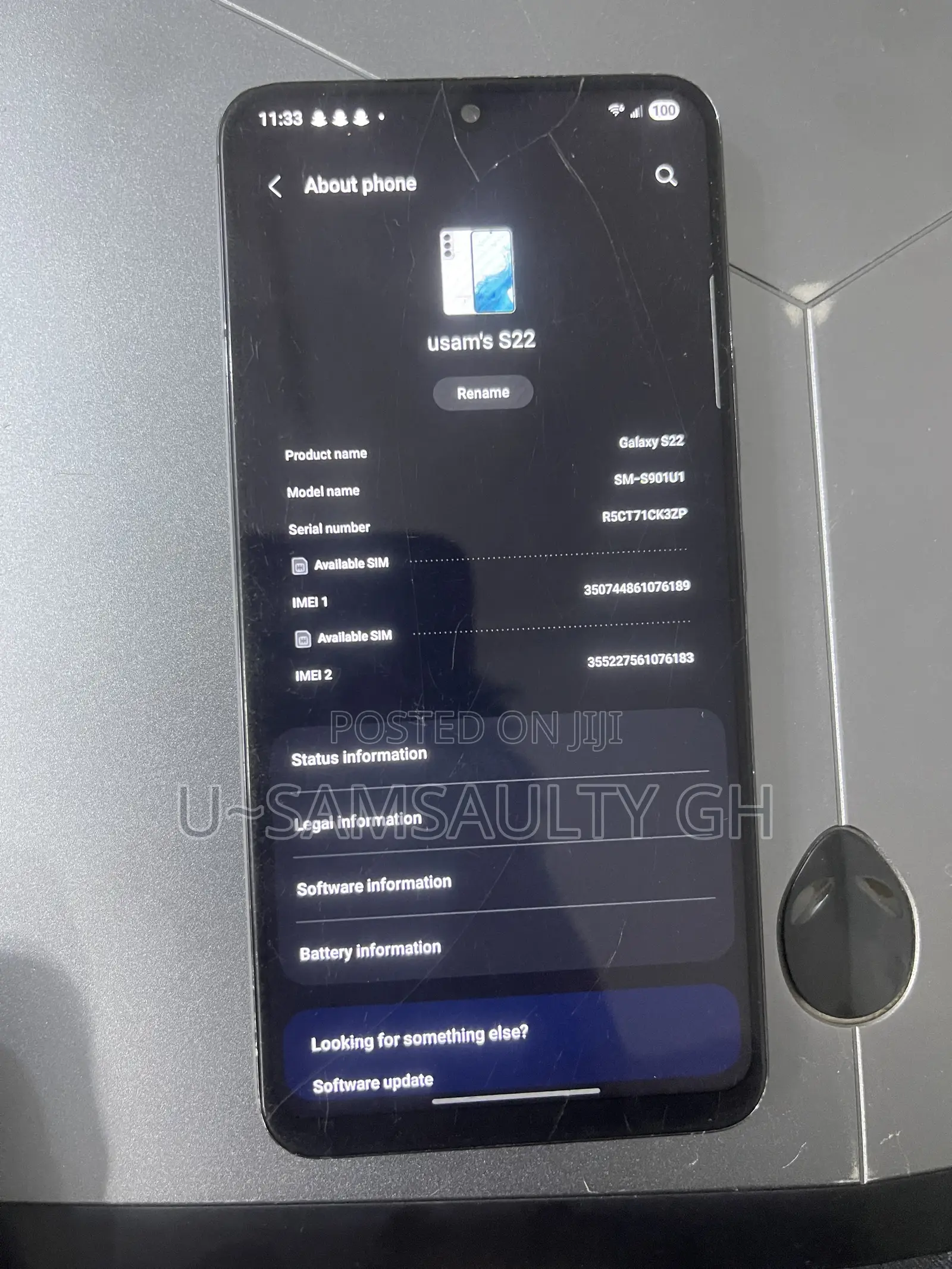 Samsung Galaxy S22 5G 256 GB Black