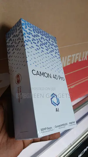 New Tecno Camon 40 Pro 5G 256 GB Black