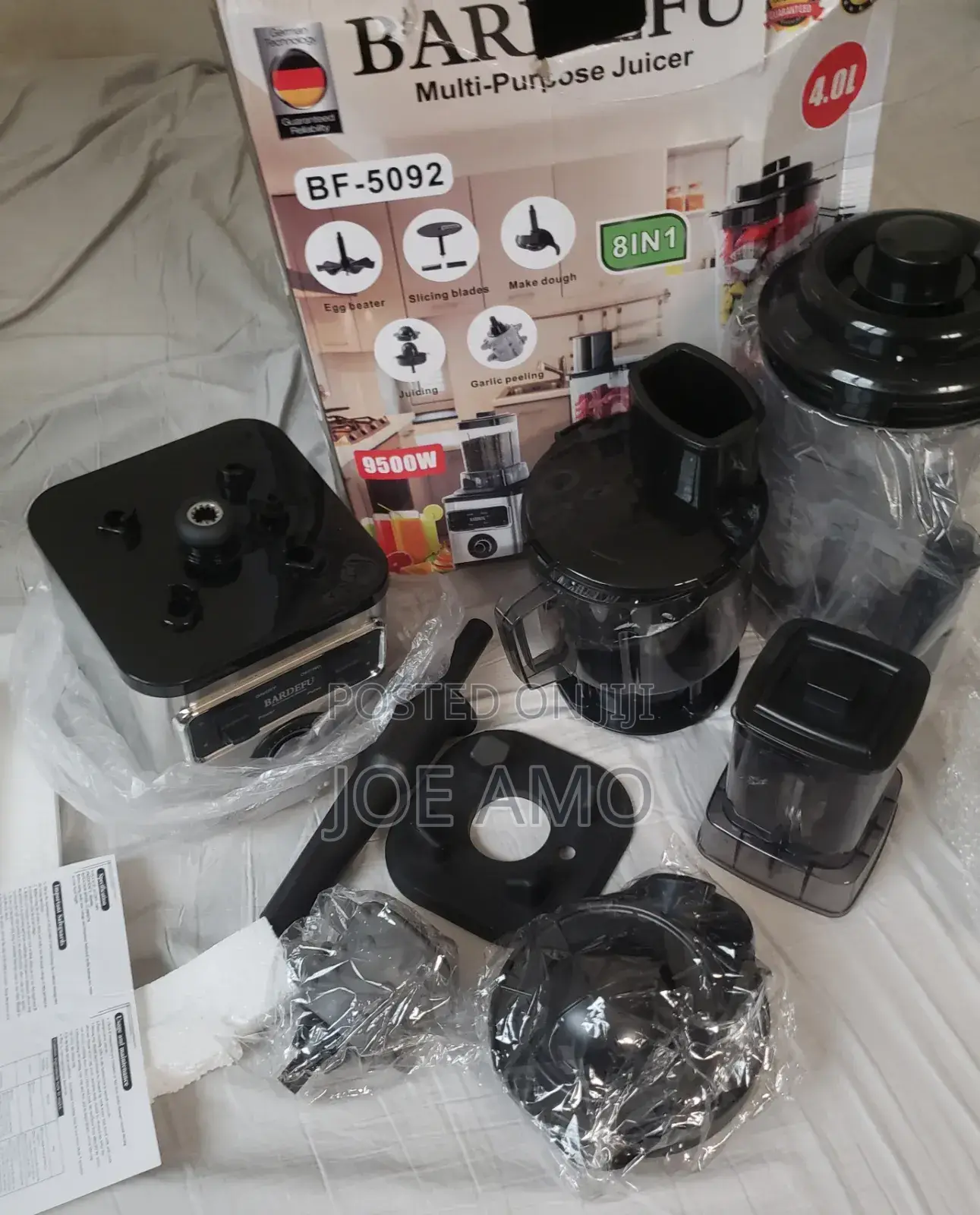 Bardefu Heavy Duty 8 in 1 Multi-Purpose Blender & Food Processor