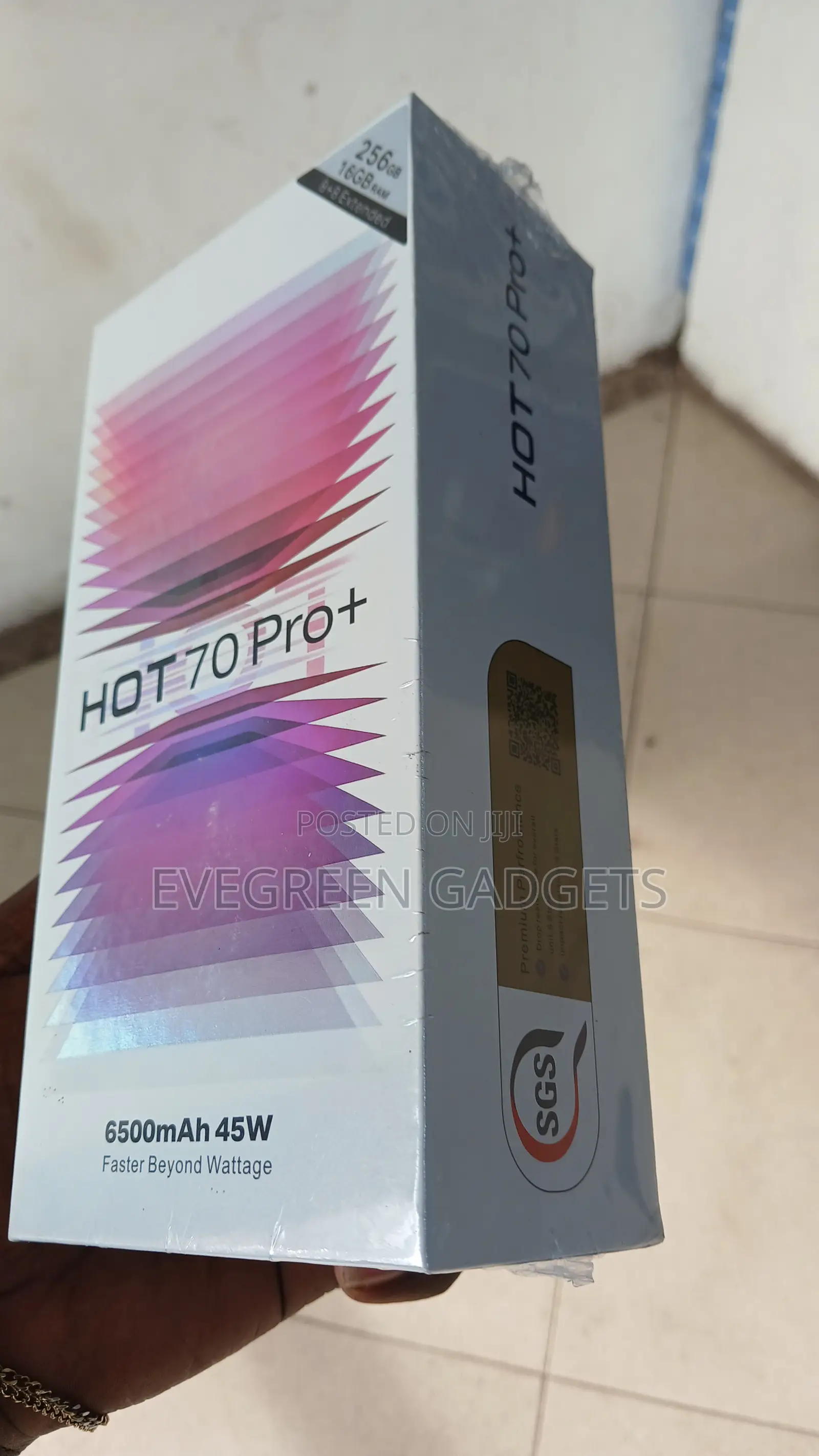 New Infinix Hot 70 Pro 5G+ 256 GB Black