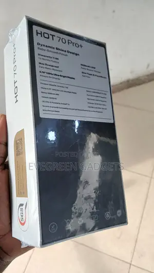 New Infinix Hot 70 Pro 5G+ 256 GB Black
