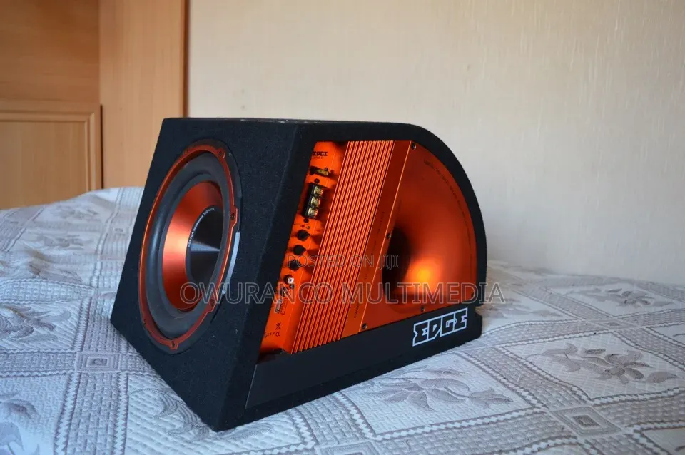 EDGE EDB12A-E2 12" Active Subwoofer - 900W MAX /With Built-in Amp -