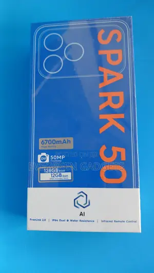 New Tecno Spark 50 128 GB Black