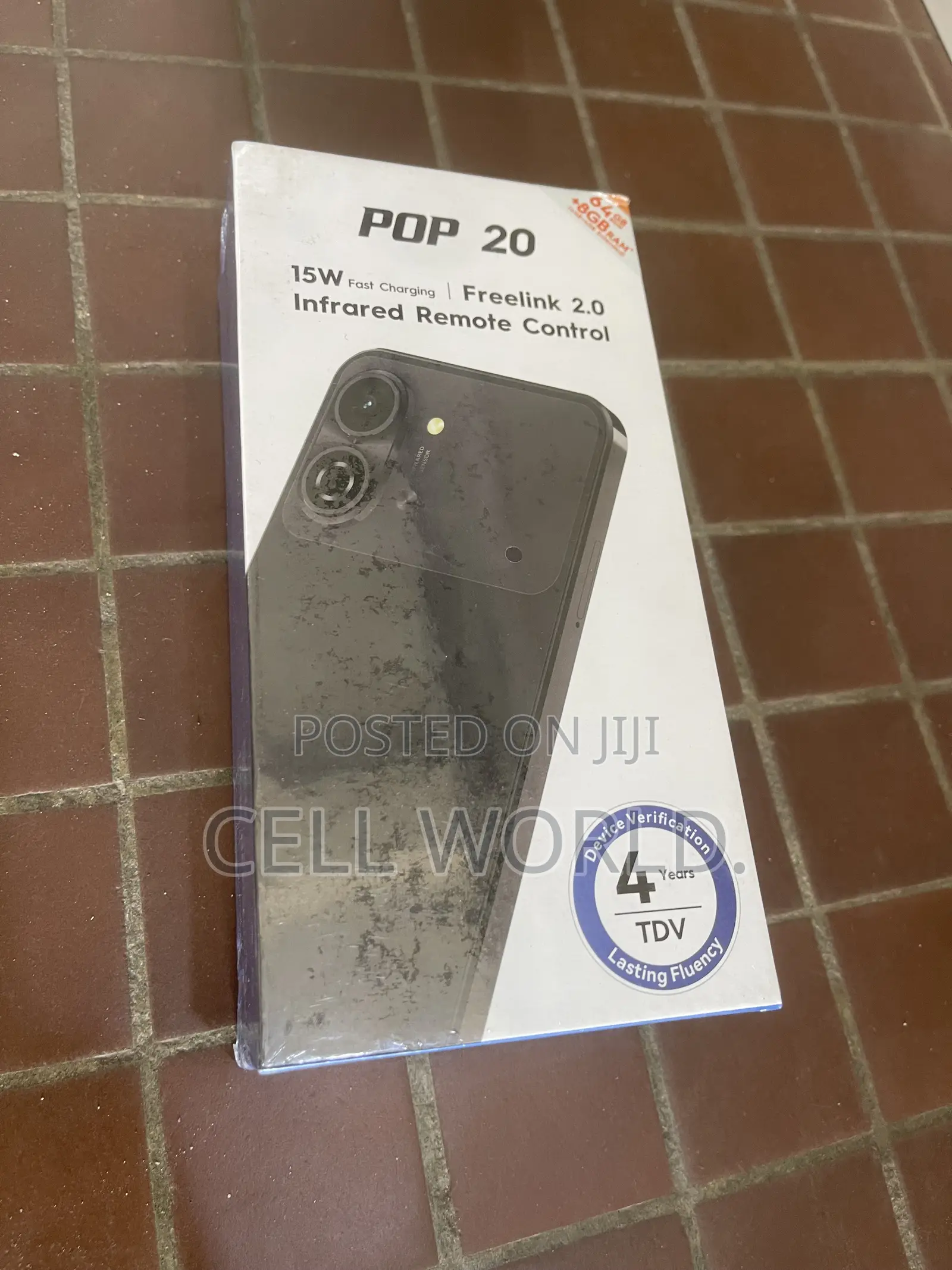 New Tecno Pop 20 64 GB Black