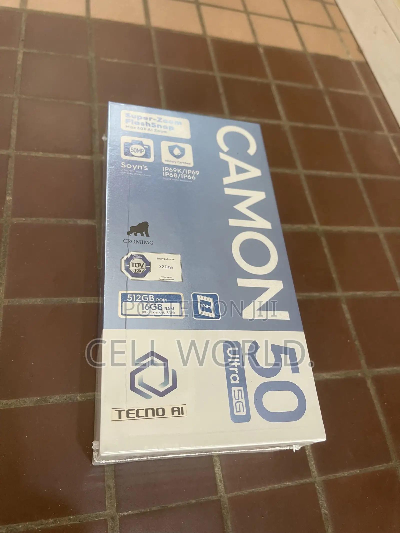 New Tecno Camon 50 Ultra 512 GB Black
