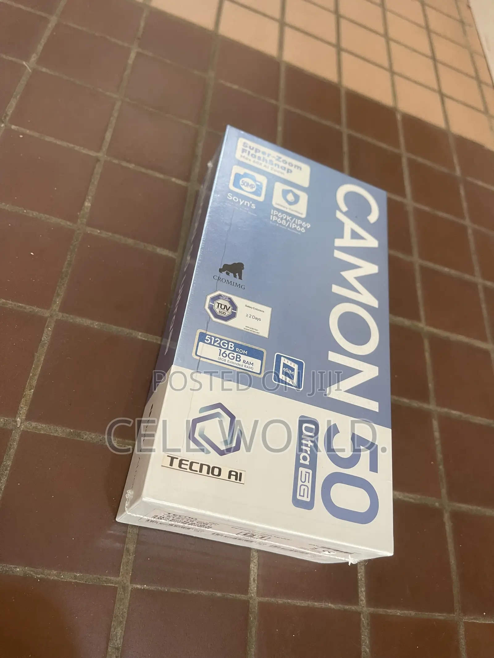 New Tecno Camon 50 Ultra 512 GB Black