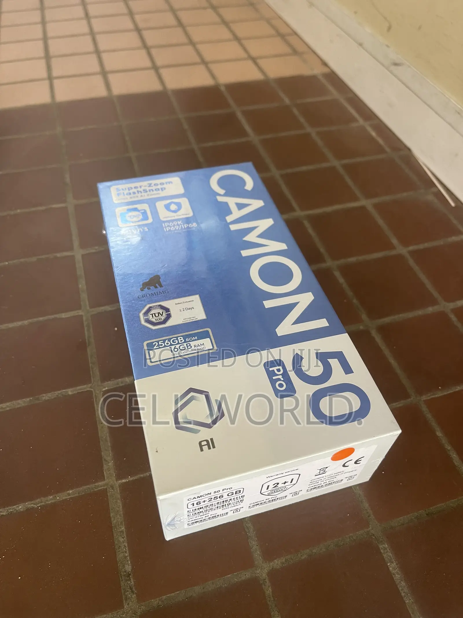 New Tecno Camon 50 Pro 256 GB Black