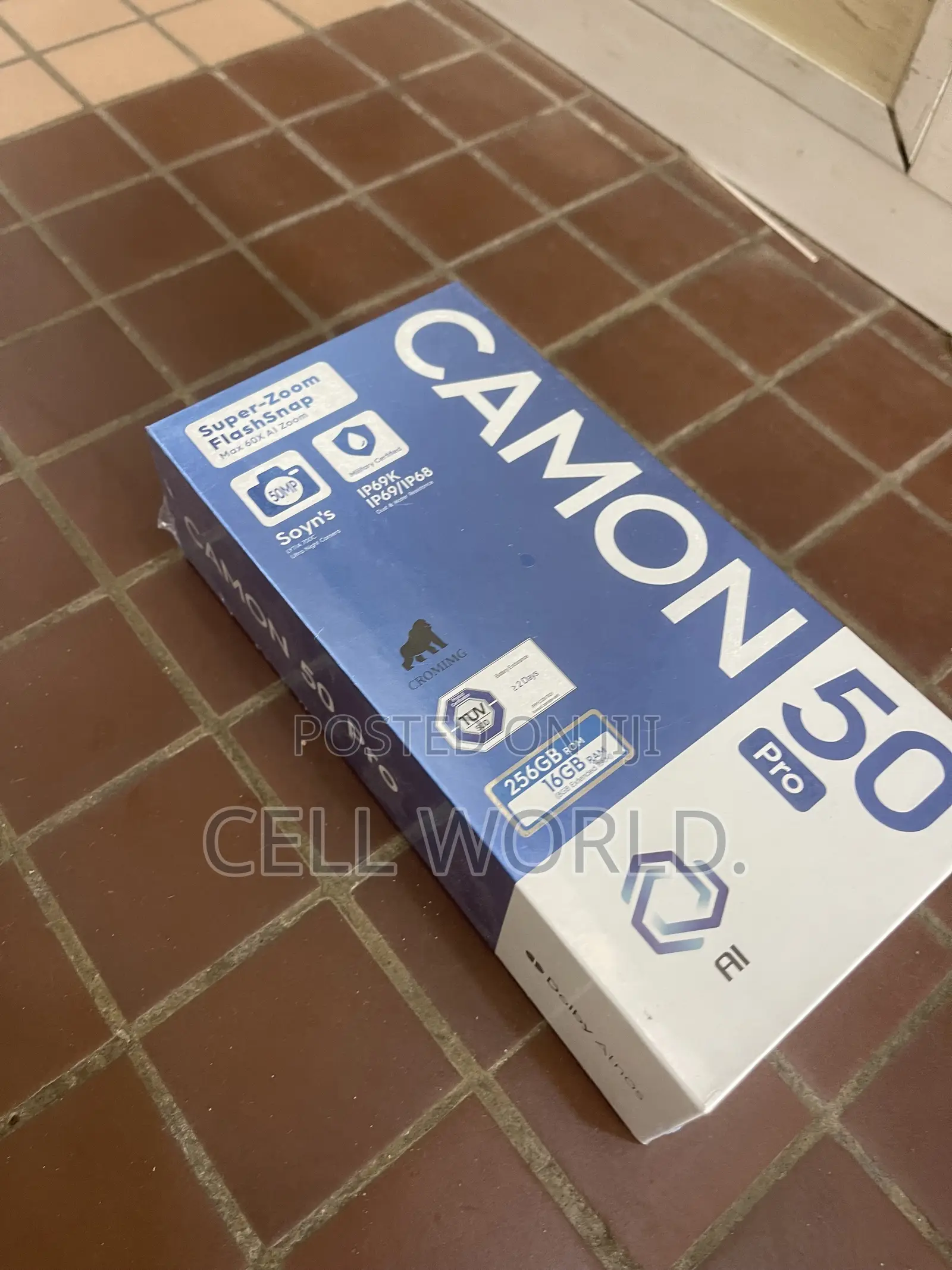 New Tecno Camon 50 Pro 256 GB Black