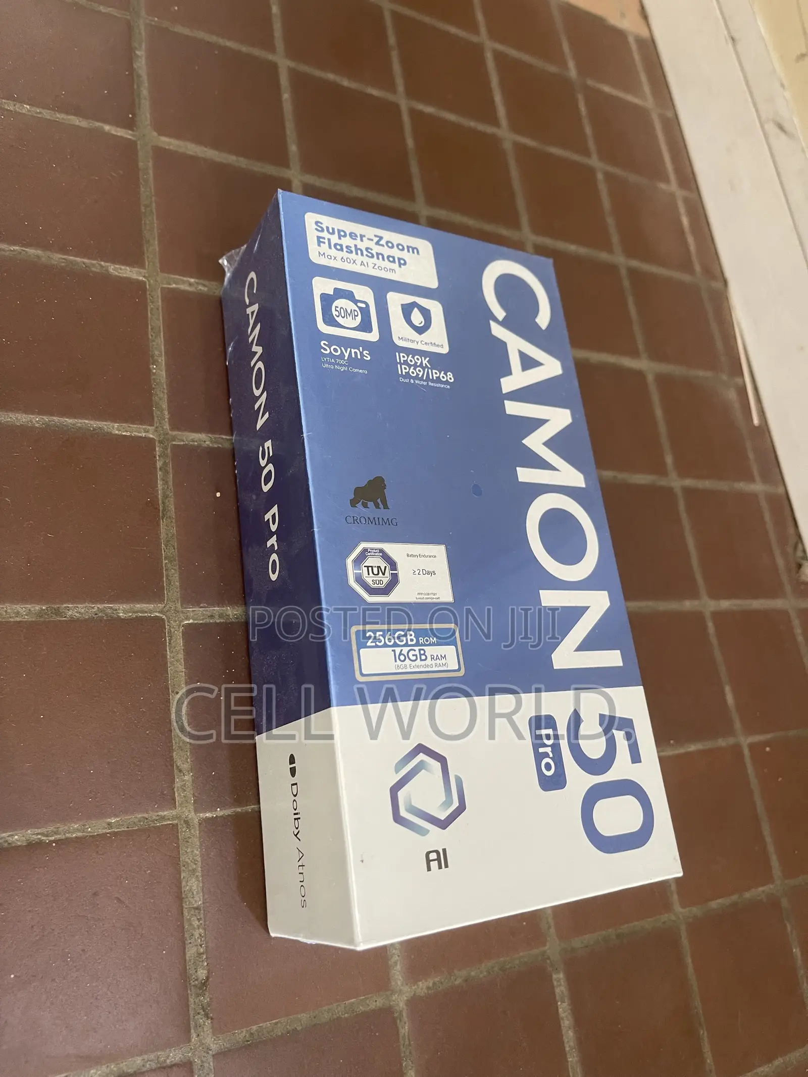 New Tecno Camon 50 Pro 256 GB Black