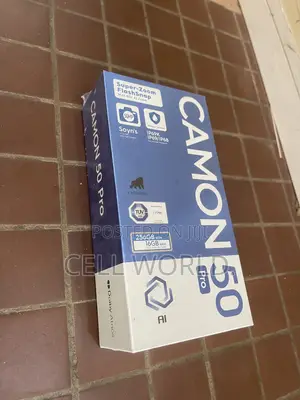 New Tecno Camon 50 Pro 256 GB Black