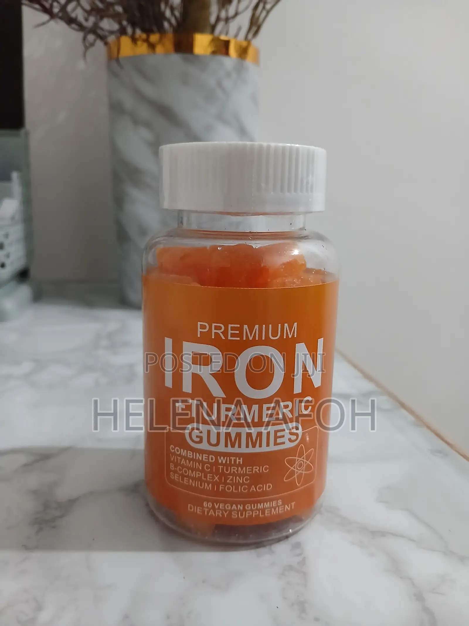 Iron Turmeric Dietary Supplement - 60 Gummies