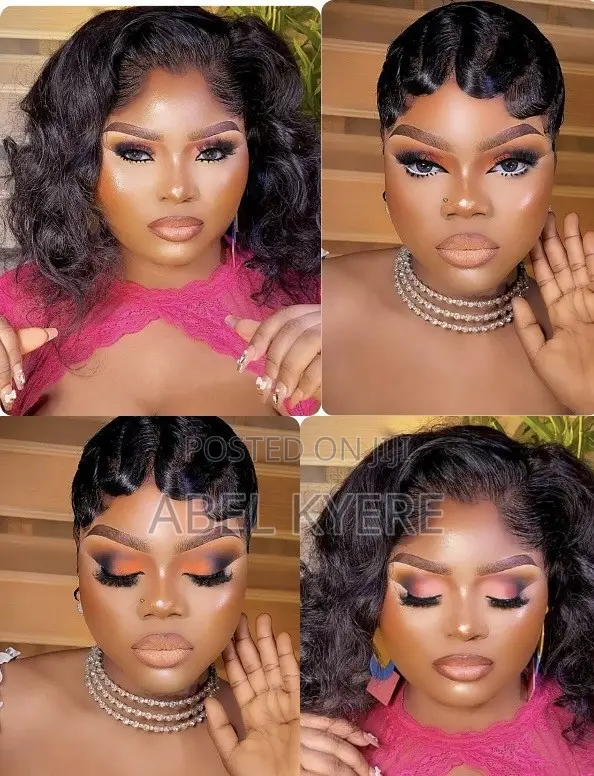 Premium Wig Making,installation, Nails Fixing and Makeups Available