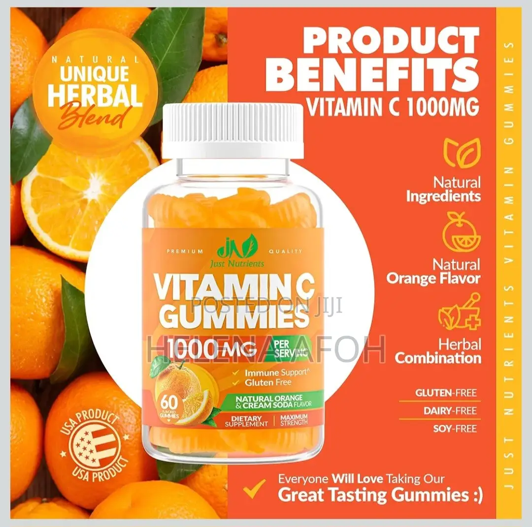 Vitamin C Gummies Dietary Supplement - 60 Gummies