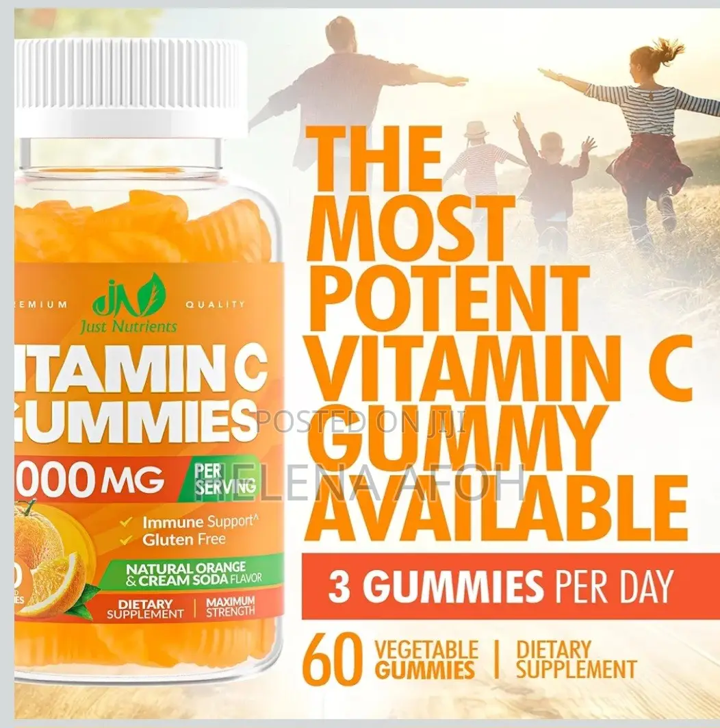 Vitamin C Gummies Dietary Supplement - 60 Gummies