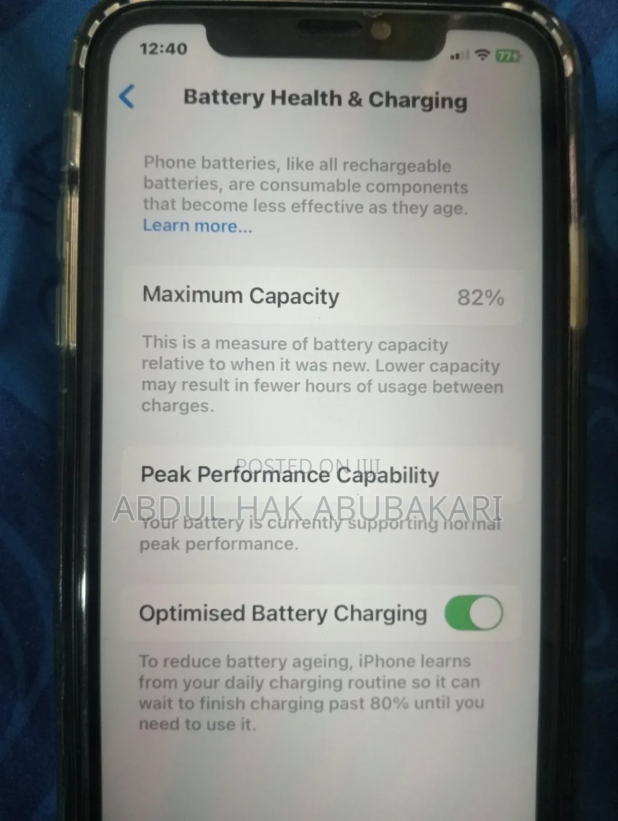 Apple iPhone XR 64 GB Blue