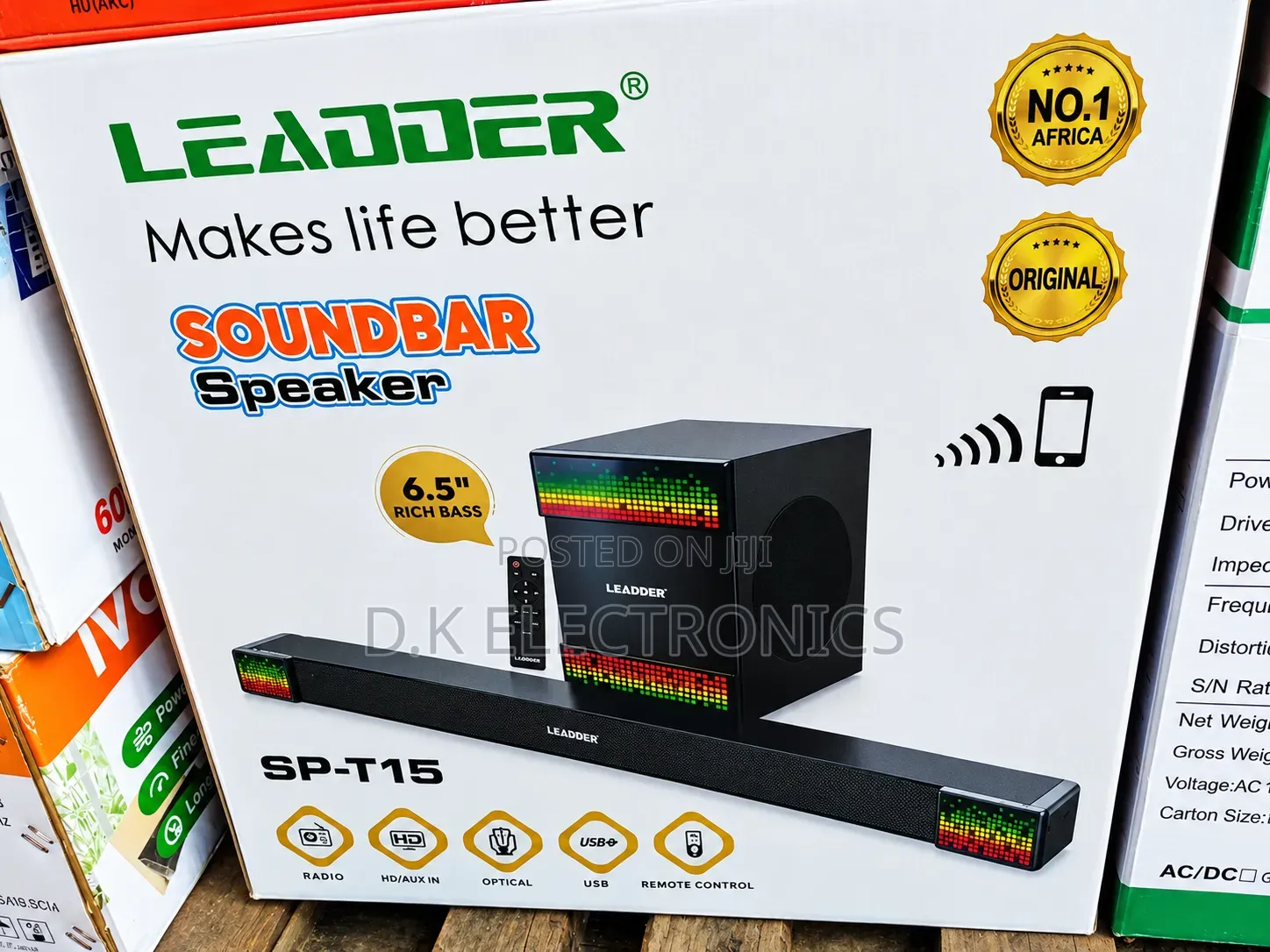 2026 New Leadder Sp-T15 Deep Bass Soundbar