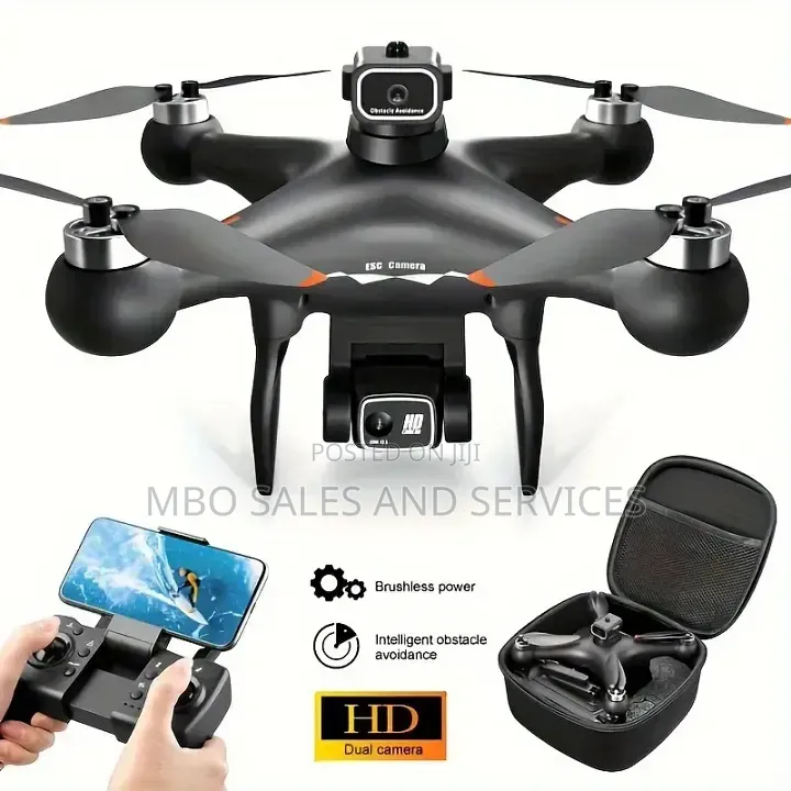 S116 Max Brushless Motor Dual HD Adjustable Camera Drone