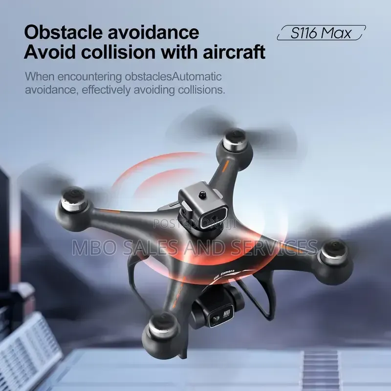S116 Max Brushless Motor Dual HD Adjustable Camera Drone