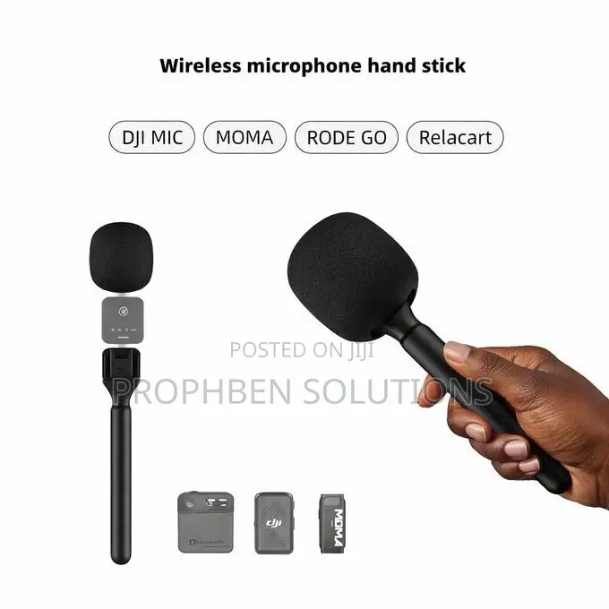 Interview, Podcast, Vlogging, Wireless Microphone Holder