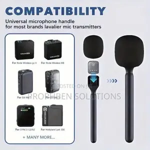 Interview, Podcast, Vlogging, Wireless Microphone Holder
