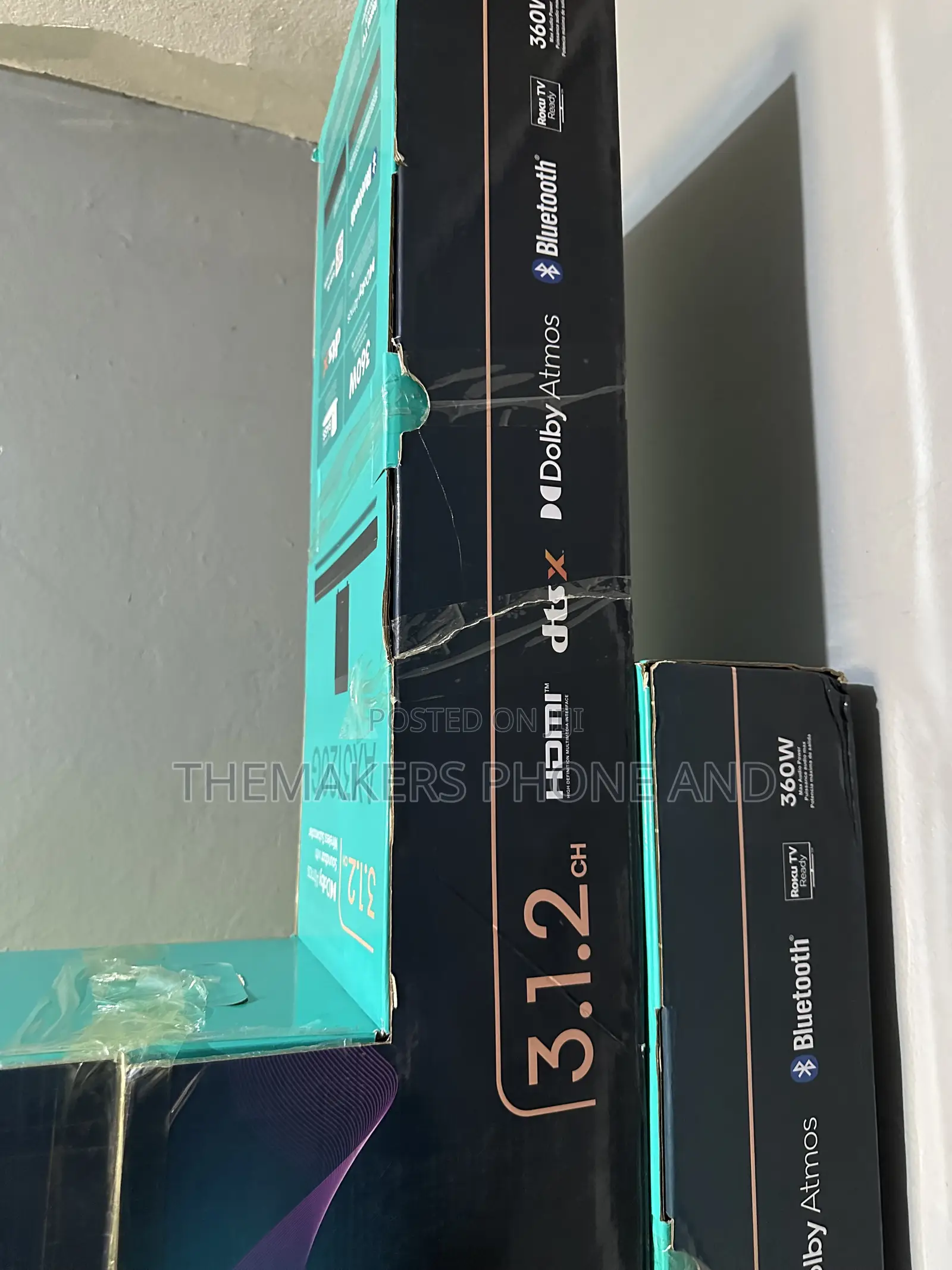 Brandnew Soundbar 3.1.2 Channel