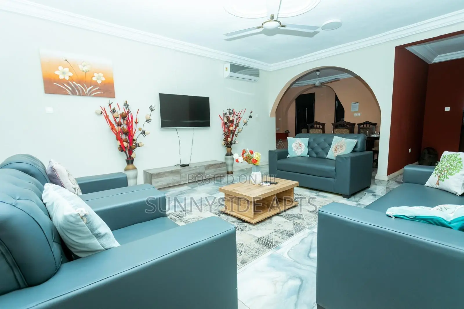 Furnished 2bdrm Apartment in Sunnyside Apartment, New Site for rent