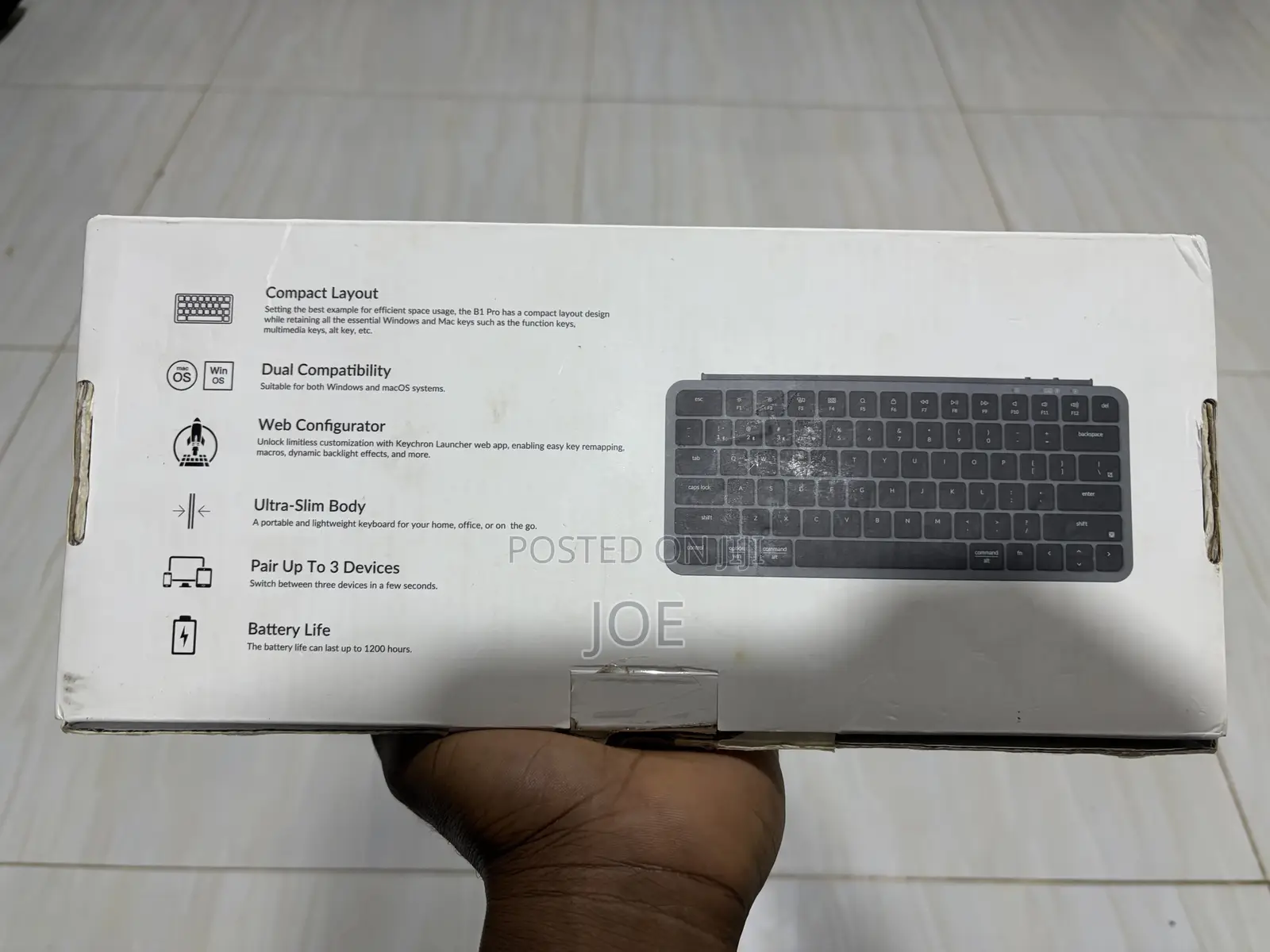 Keychron B1 Pro Ultra-Slim Wireless Keyboard