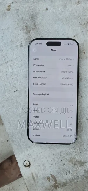 Apple iPhone 16 Pro 1 TB Graphite