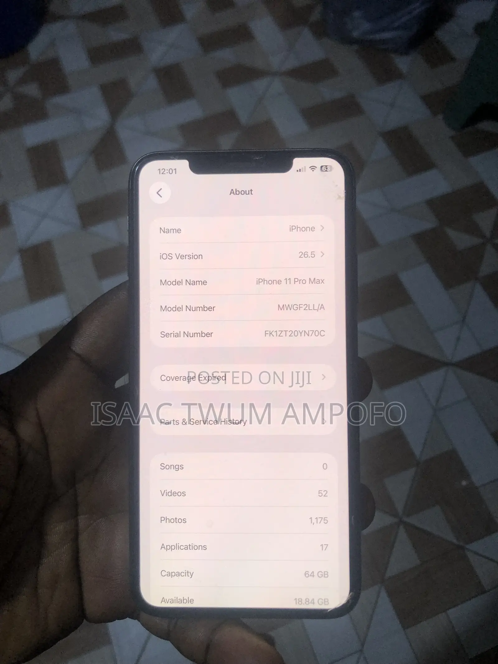 Apple iPhone 11 Pro Max 64 GB Graphite