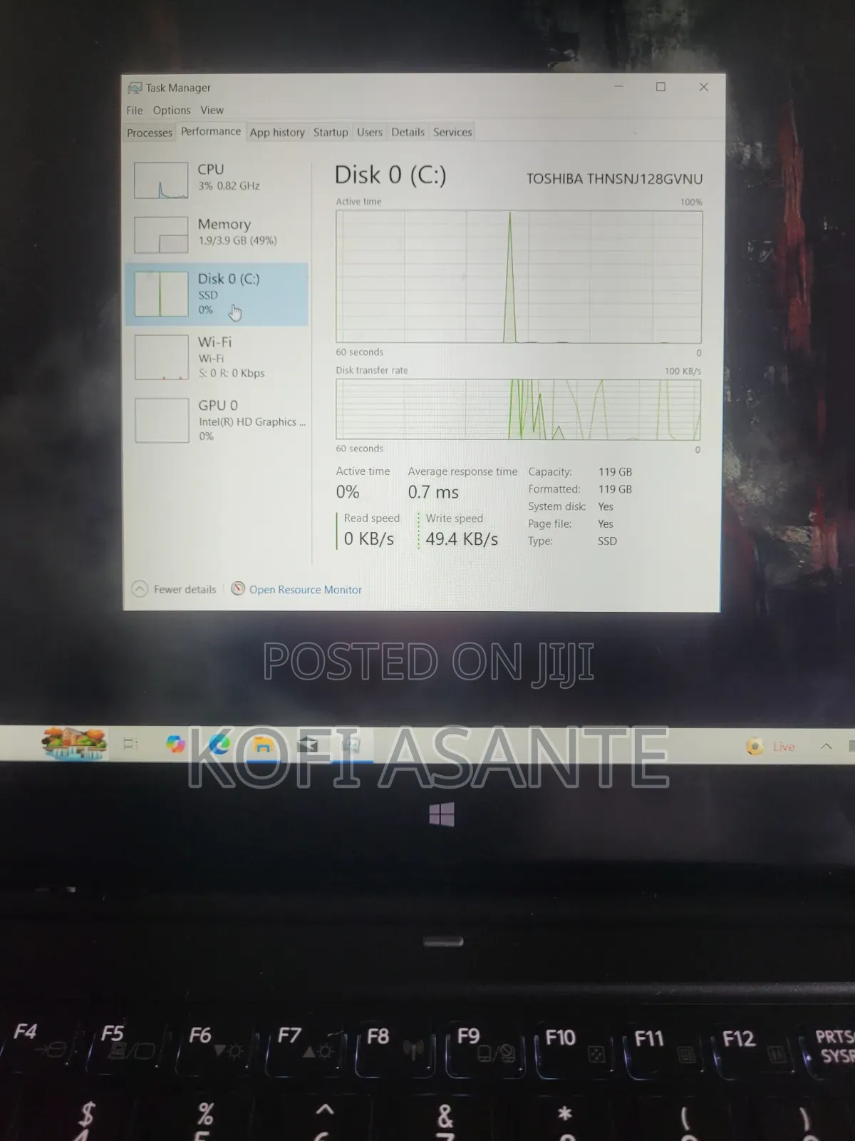 Laptop Toshiba Portege z20t 4GB Intel Core M SSD 128GB