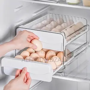 Transparent Egg Storage Crate