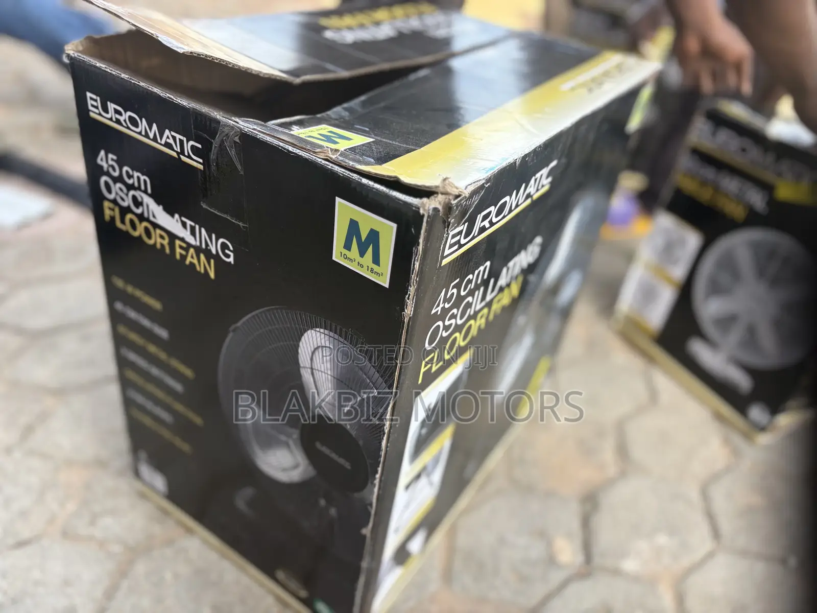 Euromatic 45 Cm (18-Inch) Oscillating Floor Fan