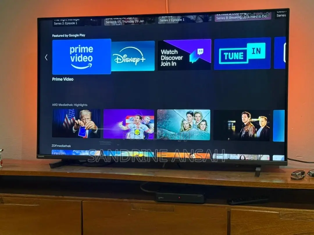 43" Philips 4k Ultra HD Smart Android Led TV Ambilight Voice-Cont