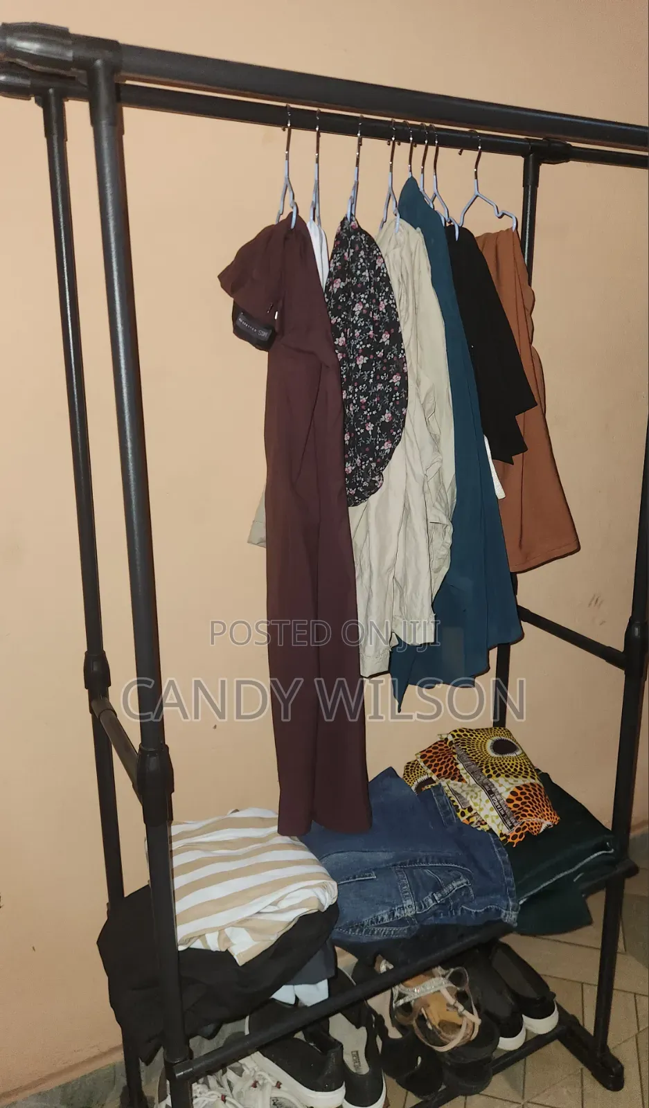 Double Side Clothes Rack