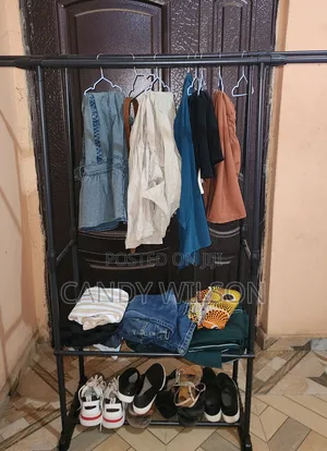 Double Side Clothes Rack