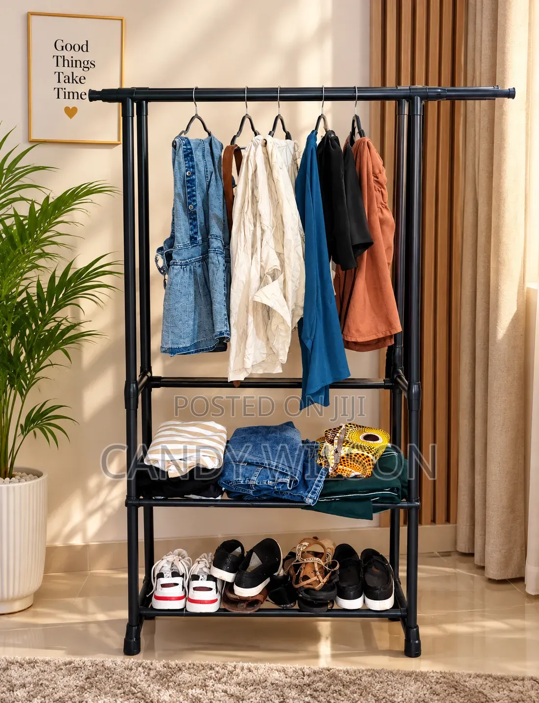 Double Side Clothes Rack