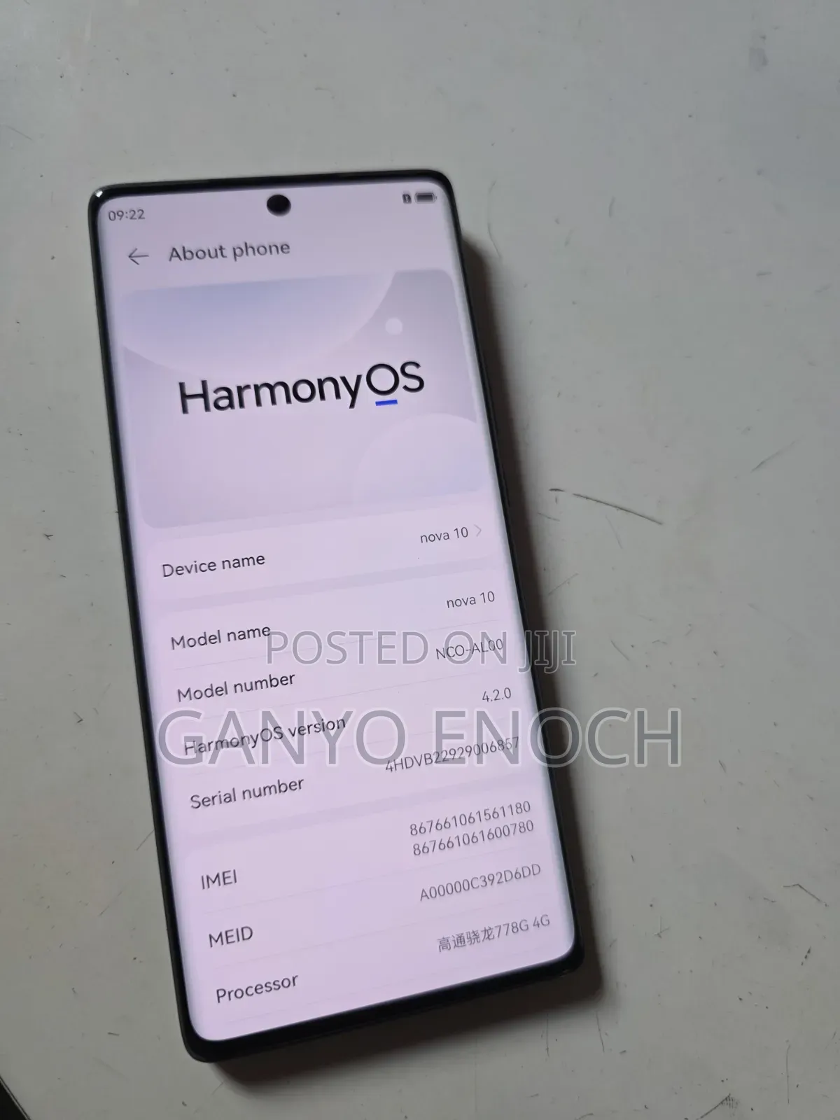 Huawei nova 10 256 GB Black