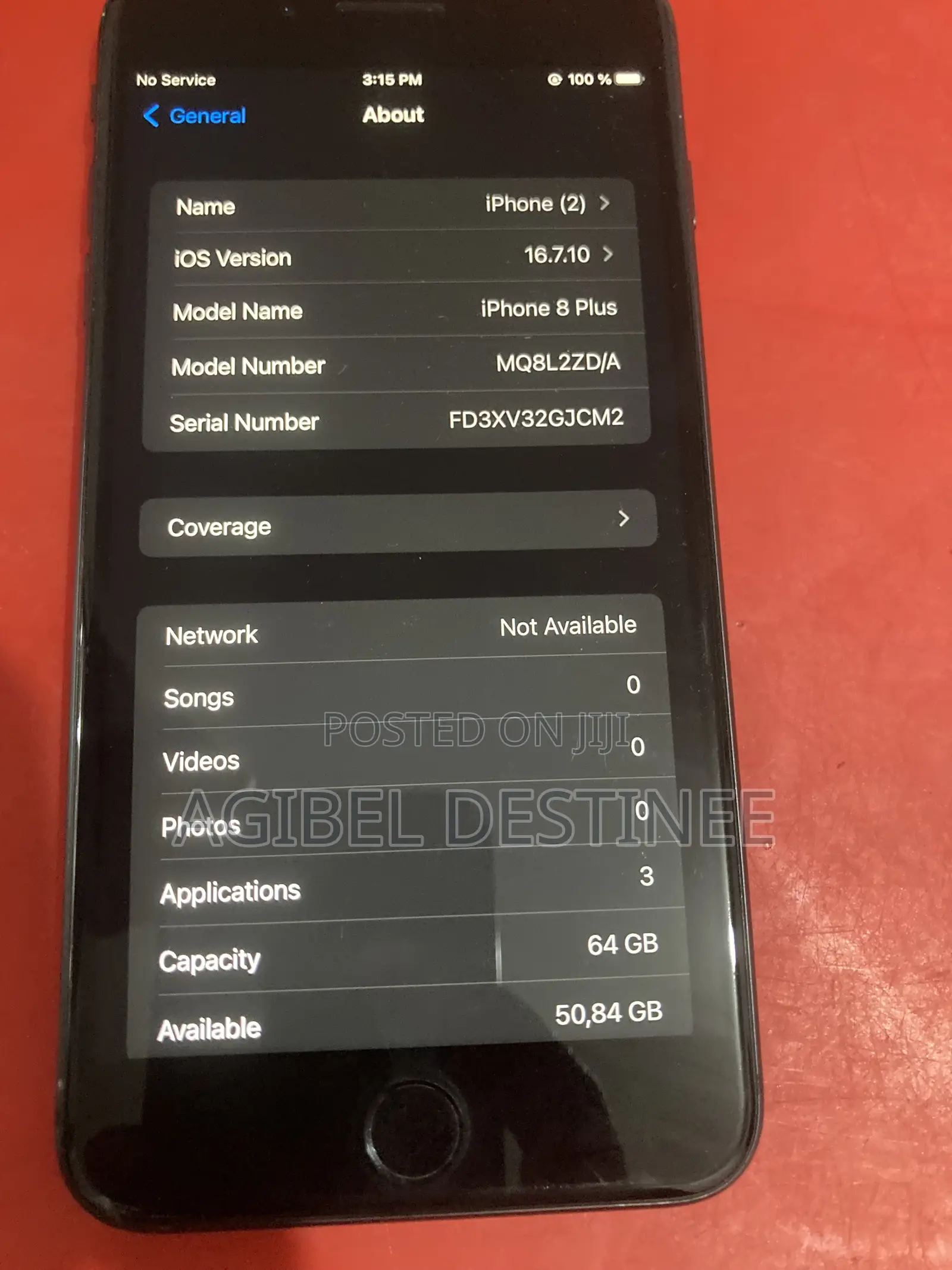 Apple iPhone 8 Plus 64 GB Black