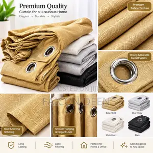 Create a Luxurious Home Atmosphere:sunblock Total Blackout Curtains