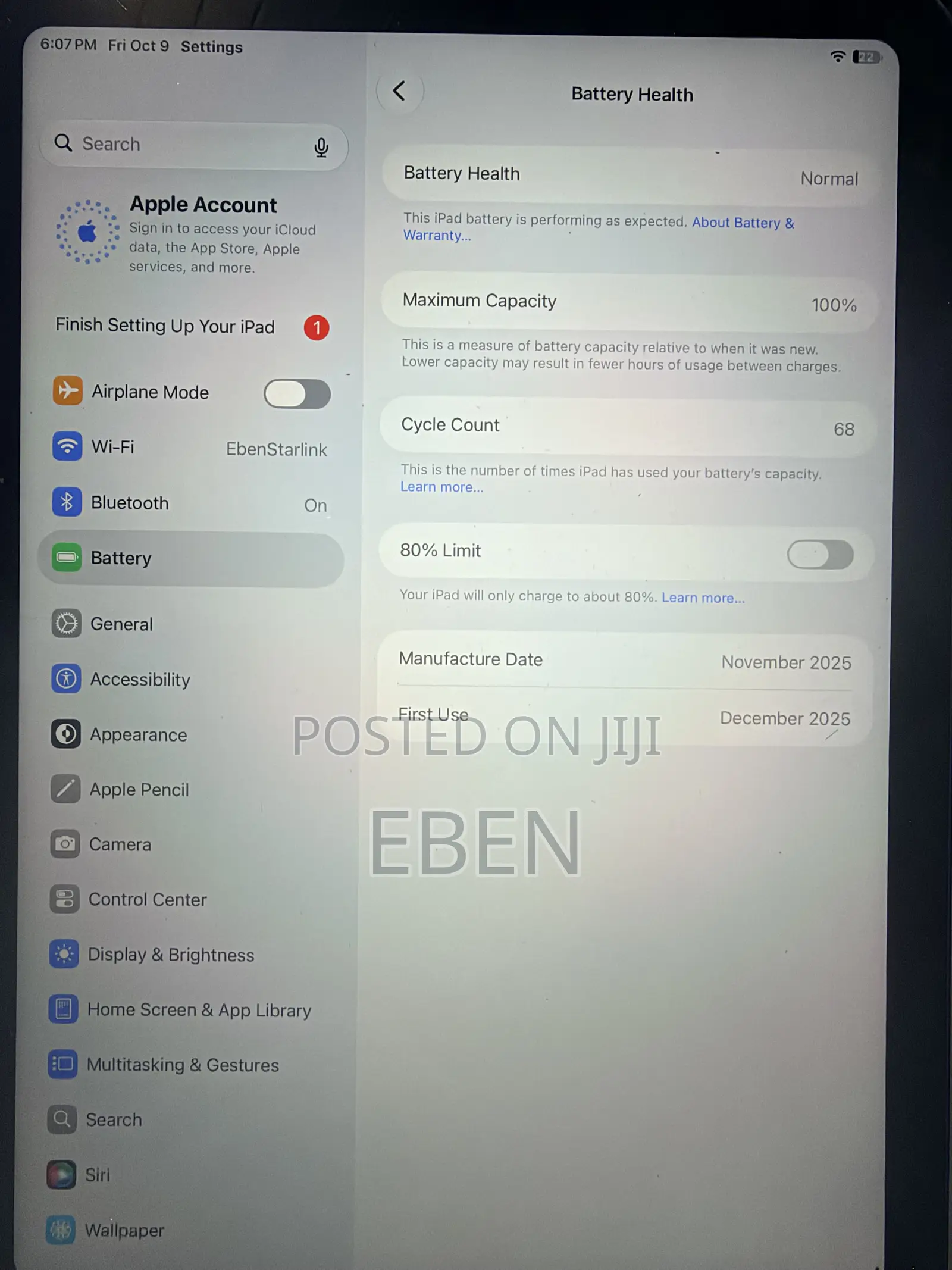 Apple iPad Air 11 (2025) 128 GB Blue